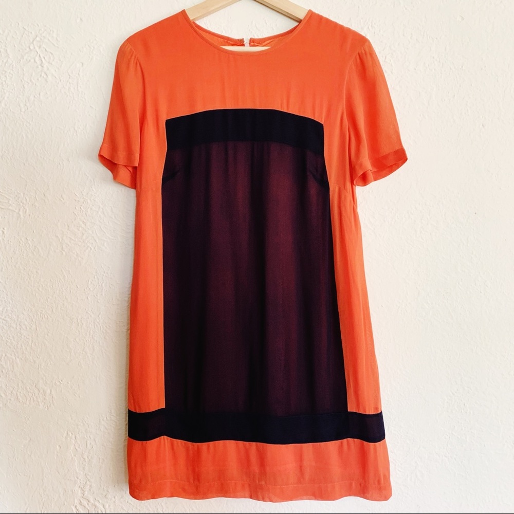 French Connection Color Block Dress